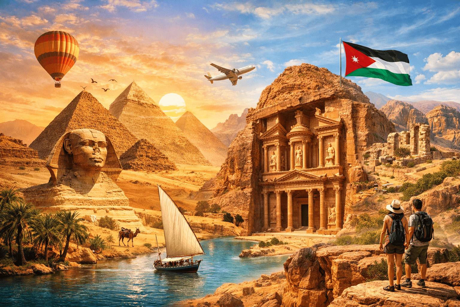 Combiné Petra et les Pyramides – photo 1